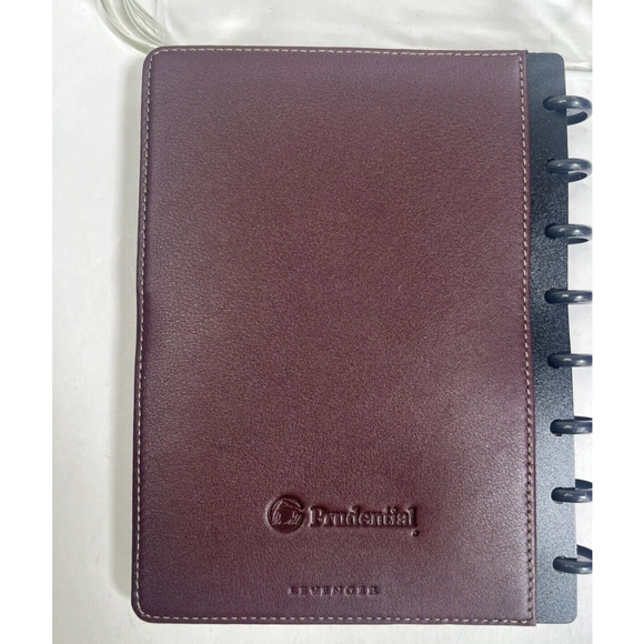 Levenger Circa Cordova Leather Foldover Notebook Junior Size New In Box - Picture 2 of 16